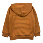 PUMA felpa tinta unita con cappuccio e stampa logo Caramello per Bambino 586965 CARAMELLO PUMA 