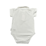 Laranjinha Body Mezza Manica Tinta Unita per Neonato 92951V5809M61 BIANCO LARANJINHA 