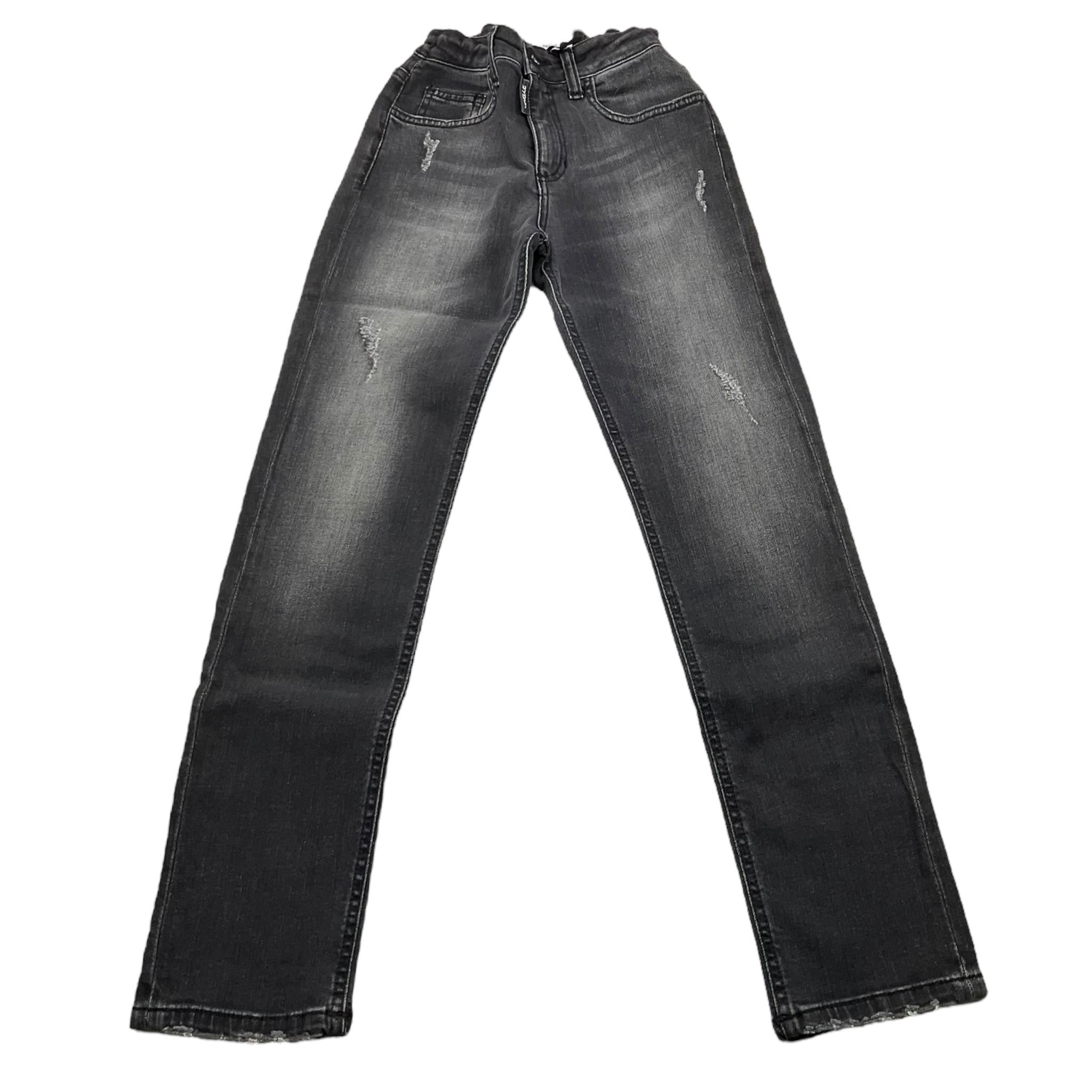 GAELLE jeans tinta unita con girovita reglabile Nero per Bambina 2731D0134 NERO GAELLE 