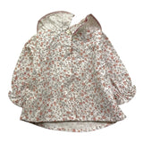 MARLU' camicia tinta unita con fantasia fiori Bianco per Neonata IG2031 BIANCO MARLU' 