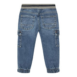 Guess Jeans Tinta Unita con Tasconi per Bambino N5RA02D4GV0 AZZURRO GUESS 