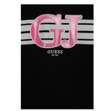 GUESS abito manica lunga tinta unita con cappuccio e stampa in contrasto Nero per Bambina J4YK03KA6R4X NERO GUESS 