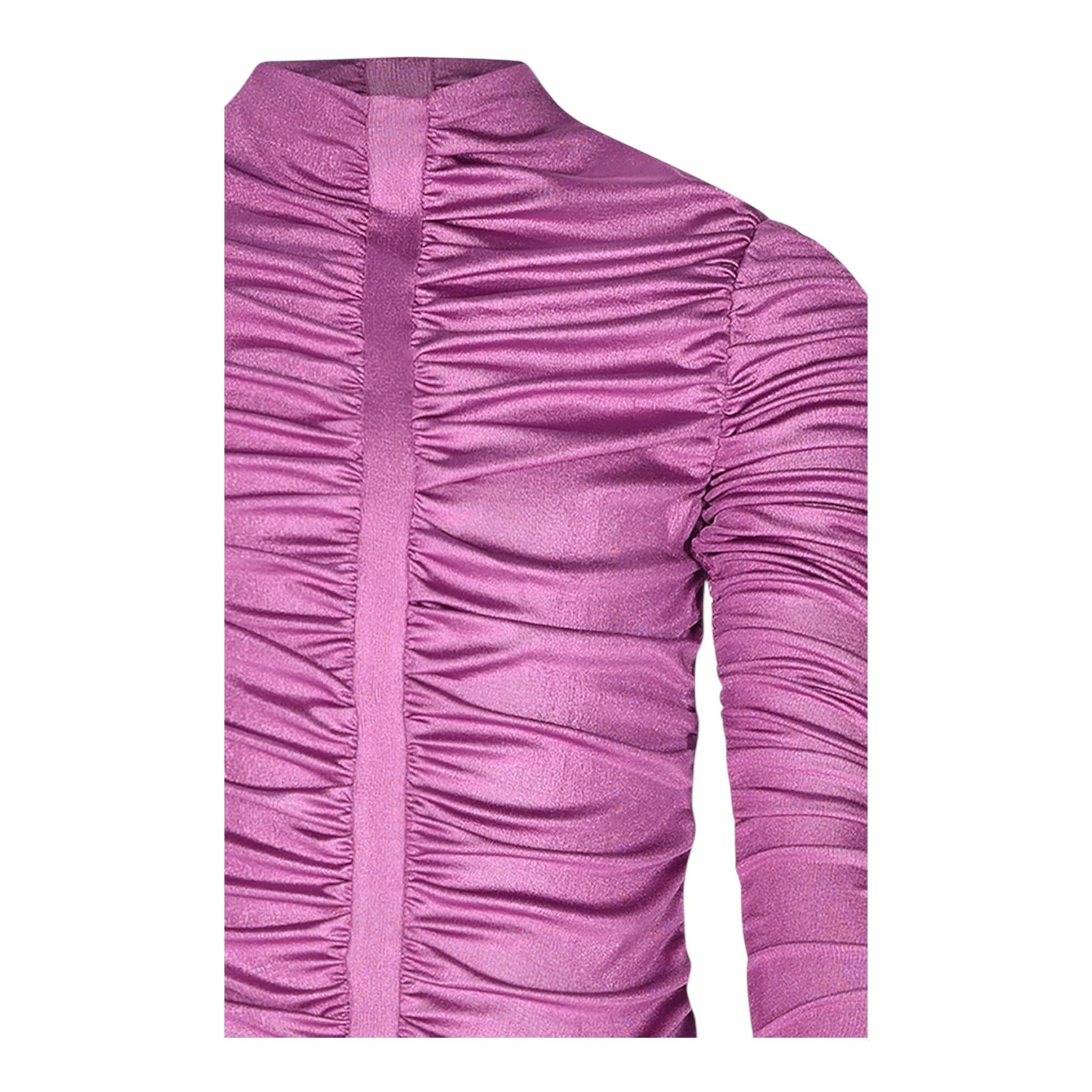 FUN & FUN shirt tinta unita mezzo collo Glicine per Bambina FJTS00439 GLICINE FUN & FUN 