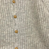 TEDDY E MINOU cardigan tinta unita  Grigio per Neonato I24ML007EM634 GRIGIO TEDDY E MINOU 