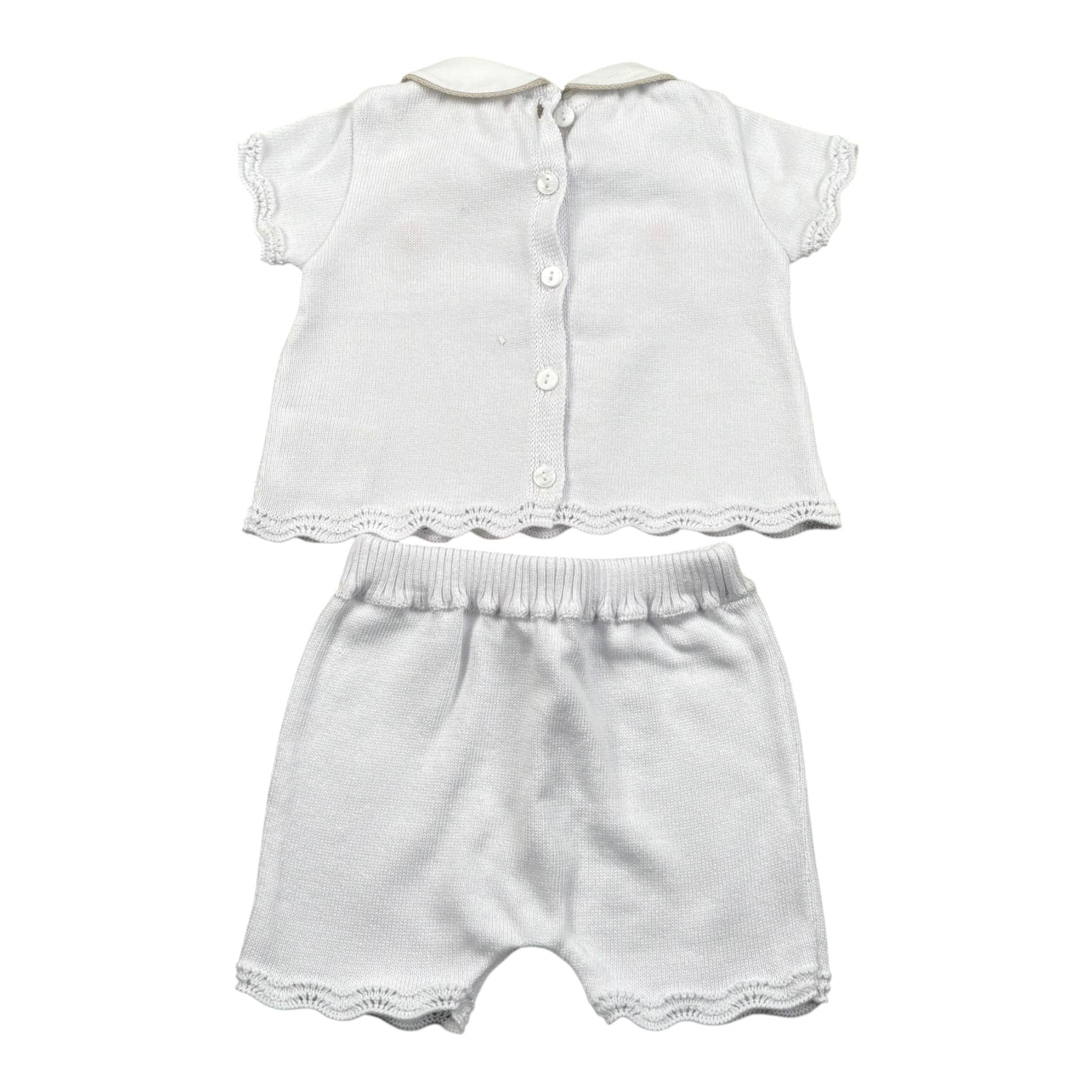 Le Coconne Completo 2 Pezzi Maglia-Coulotte per Neonata LCN2471 BIANCO LE COCONNE 