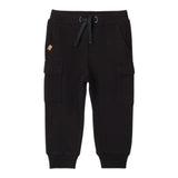 SARABANDA pantalone modello tuta tinta unita con elastico in vita Nero per Bambino A046J NERO SARABANDA 