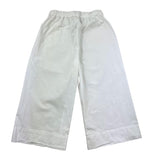 The Owl Plain Pants Model Palazz With Elastic Waist White For Girls