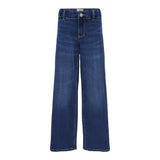 ONLY jeans tinta unita modello a palazzo Blu per Bambina 15327020 BLU ONLY 