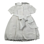 Le Coconne Abito Mezza Manica Traforato per Neonata LCN1937 BIANCO LE COCONNE 