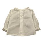 PAZ RODRIGUEZ camicia manica lunga tinta unita Panna per Neonata 006150910 PANNA PAZ RODRIGUEZ 