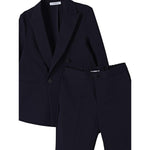 Paolo Pecora Completo 2 Pezzi Giacca-Pantalone Tinta Unita per Bambino PP3897 BLU PAOLO PECORA 