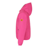 Save The Duck Giubbino Tinta Unita con Zip E Cappuccio per Bambina J30036XJ ROSA SAVE THE DUCK 