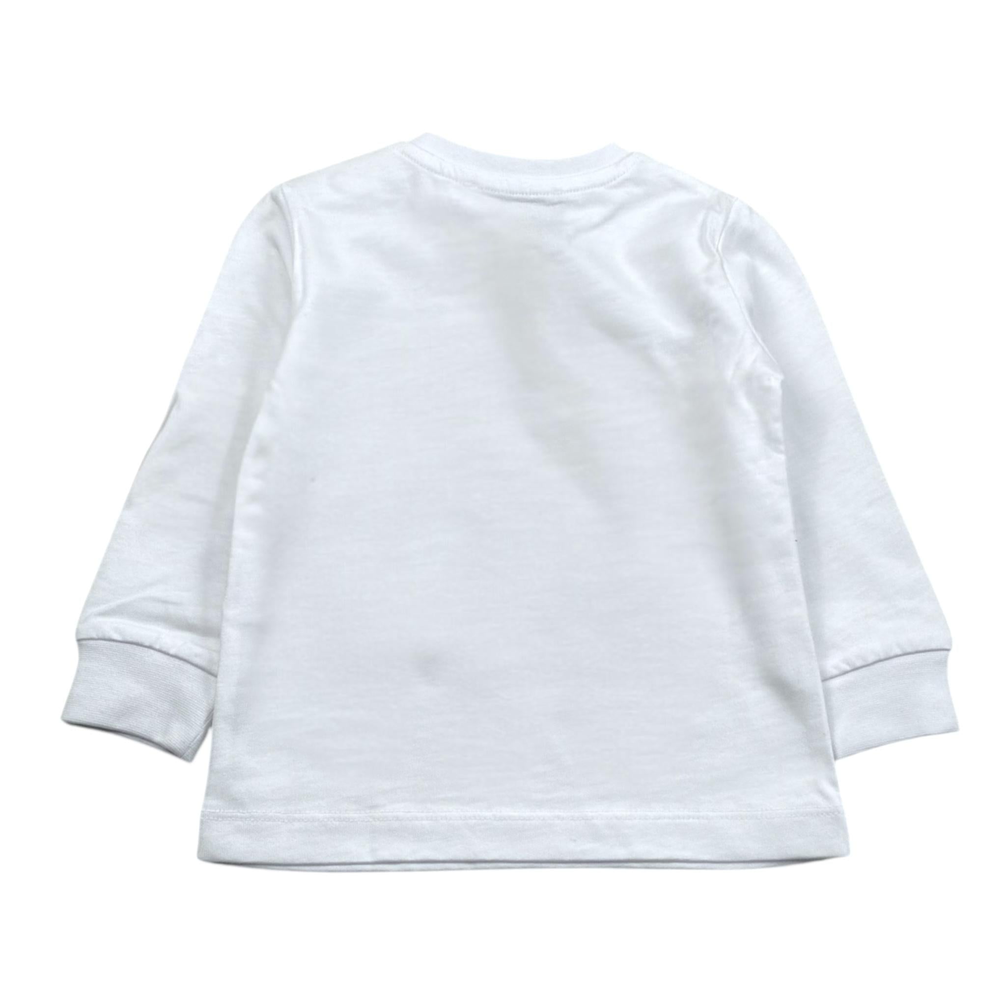 Iceberg Shirt Girocollo Tinta Unita con Stampa per Neonato TSICE5328B BIANCO ICEBERG 