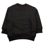 DIESEL felpa chiusa girocollo tinta unita con stampa Nero per Bambino J01787XXX NERO DIESEL 