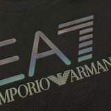 EMPORIO ARMANI t-shirt girocollo tinta unita con stampa Nero per Bambino 3DBT53 NERO EMPORIO ARMANI 
