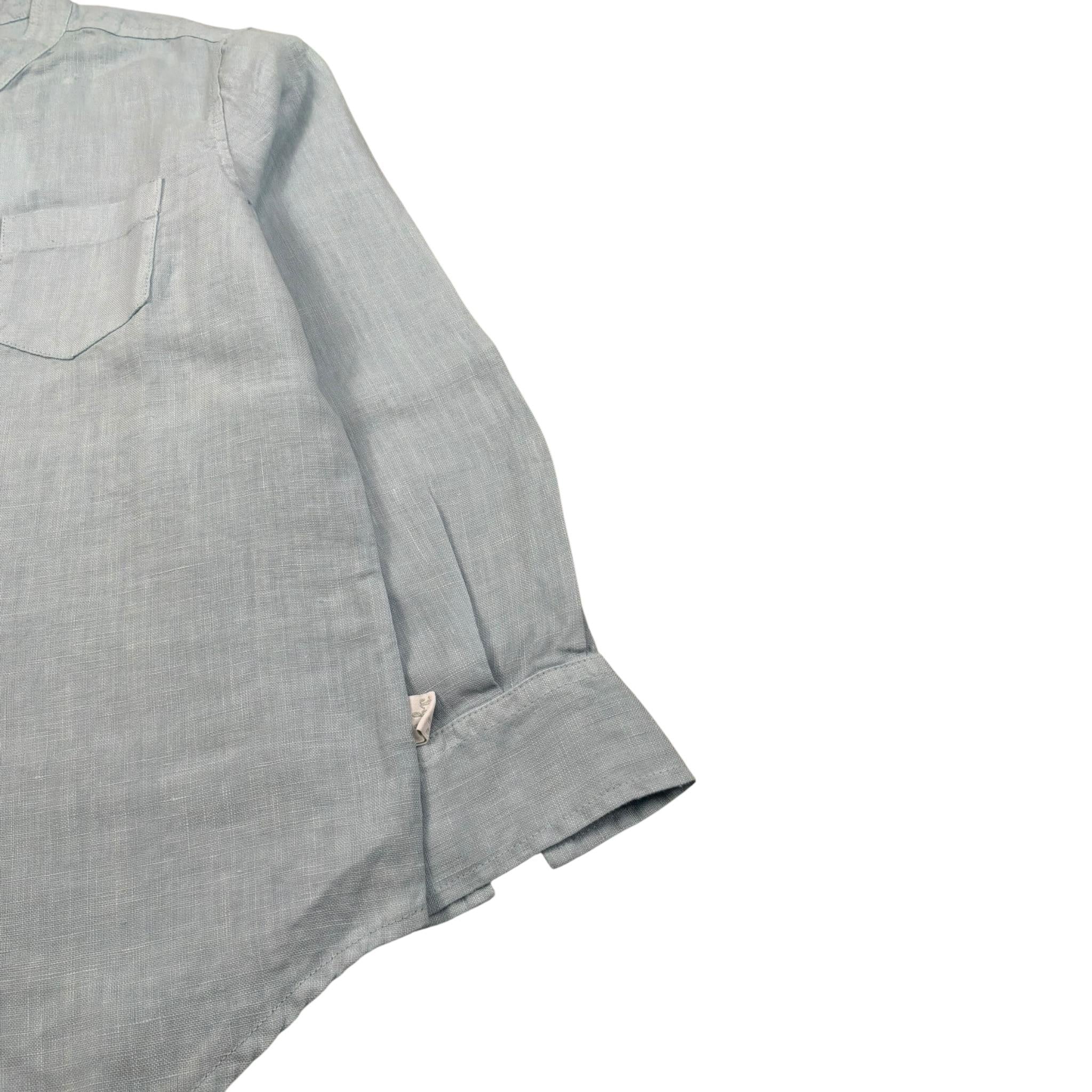 Il Gufo Camicia Manica Lunga Tinta Unita per Bambino P24CL016L6006 AZZURRO IL GUFO 