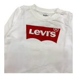 LEVI'S shirt girocollo tinta unita con logo Bianco per Neonato 6E8646NXX BIANCO LEVI'S 