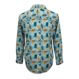 Alessandro Lamura Camicia tinta unita con Fantasia Azzurro per Neonato SEA01 AZZURRO ALESSANDRO LAMURA 