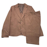 Over-D Complete Ceremony 2 Piece Jacket-Pants Brown For Boys