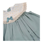 Valentina Bebes Set Abito-Coulotte Tinta Unita per Bambina LOVE13 VERDE VALENTINA BEBES 