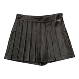 LIU JO short in ecopelle tinta unita  Nero per Bambina GF4057 NERO LIU JO 