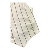 Le Bebe' Plain Waistcoat Striped Pattern White For Newborn