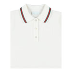 Gucci Abito Mezza Manica Tinta Unita per Bambina 809682 BIANCO GUCCI 