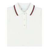 Gucci Abito Mezza Manica Tinta Unita per Bambina 809682 BIANCO GUCCI 