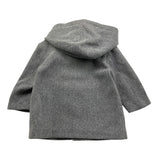 NEVER TOO cappotto tinta unita con cappuccio Grigio per Neonato NT1384N GRIGIO NEVER TOO 
