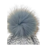 MARLU' cappello tinta unita con pon pon Azzurro per Neonato IB5971 AZZURRO MARLU' 