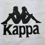 KAPPA t-shirt girocollo tinta unita con stampa Bianco per Bambino 3736M00058 BIANCO KAPPA 