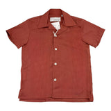 Costumein Shirt Half Sleeve Solid Color Earth For Boys