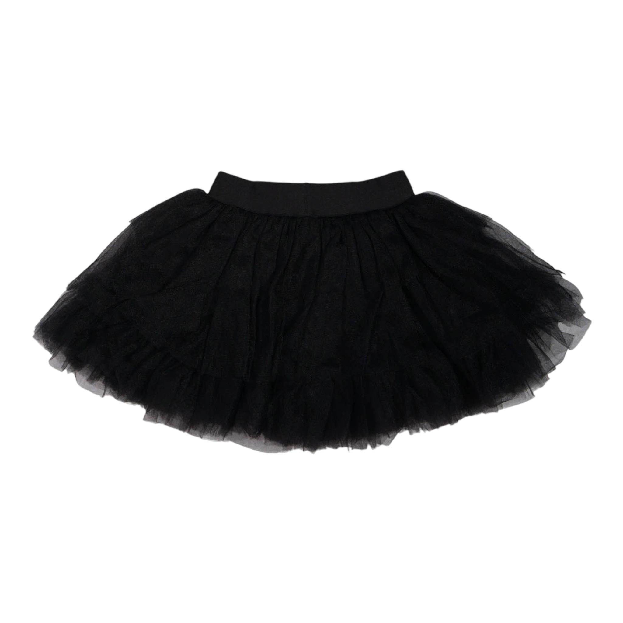 JOHN RICHMOND gonna tinta unita in tulle Nero per Neonata RIA24017GO NERO JOHN RICHMOND 