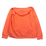 Umbro Felpa tinta unita con Zip E Cappuccio Arancione Fluo per Bambino 20PIAP20156B ARANCIONE FLUO UMBRO 