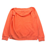 Umbro Felpa tinta unita con Zip E Cappuccio Arancione Fluo per Bambino 20PIAP20156B ARANCIONE FLUO UMBRO 