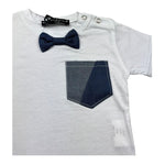 Manuel & Frank Body Mezza Manica Tinta Unita per Neonato BFMGG BIANCO MANUEL & FRANK 