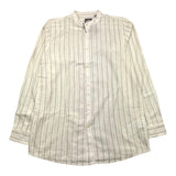 Dan John Long Sleeve Shirt Solid Color Korean Collar Cream For Boys