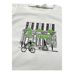 Liu Jo T-Shirt Girocollo Tinta Unita con Stampe per Bambina KA5084X BIANCO LIU JO 