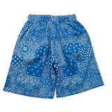 Make Bermuda Solid Color Bandana Pattern Blue For Boy