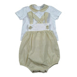 Pangasa Completo 2 Pezzi T-Shirt-Salopette per Neonata 2585170 BIANCO PANGASA 