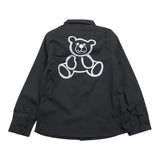 Daniele Alessandrini Long Sleeve Shirt Solid Color Black for Children