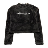 MARC ELLIS maglia girocollo tinta unita con logo Nero per Bambina JMJSW00600 NERO MARC ELLIS 