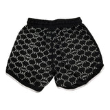 Met Short Tinta Unita con Brillantini per Bambina ME244 NERO MET 