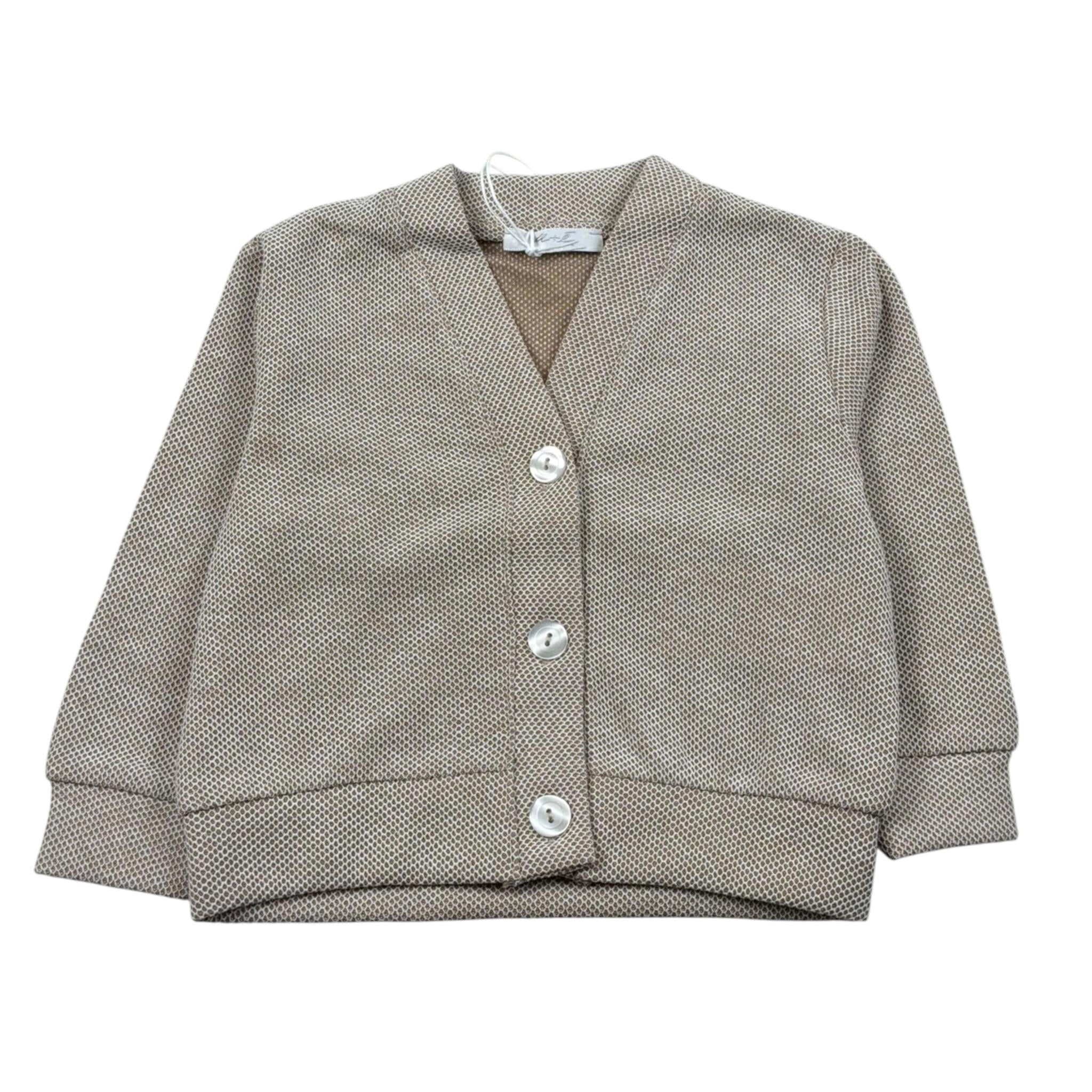 M+E' Cardigan tinta unita Sabbia per Neonato UEM05744 SABBIA M+E' 