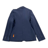 Suns Solid Color Jacket With Blue Buttons For Boys
