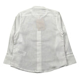 Pure Firenze Camicia Manica Lunga Collo Coreano Tinta Unita per Neonato PC03176 BIANCO PURE FIRENZE 