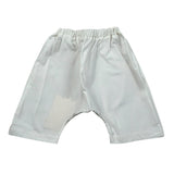 Zero Ampere Pantalone Tinta Unita con Elastico In Vita per Neonato DAVID BIANCO ZERO AMPERE 