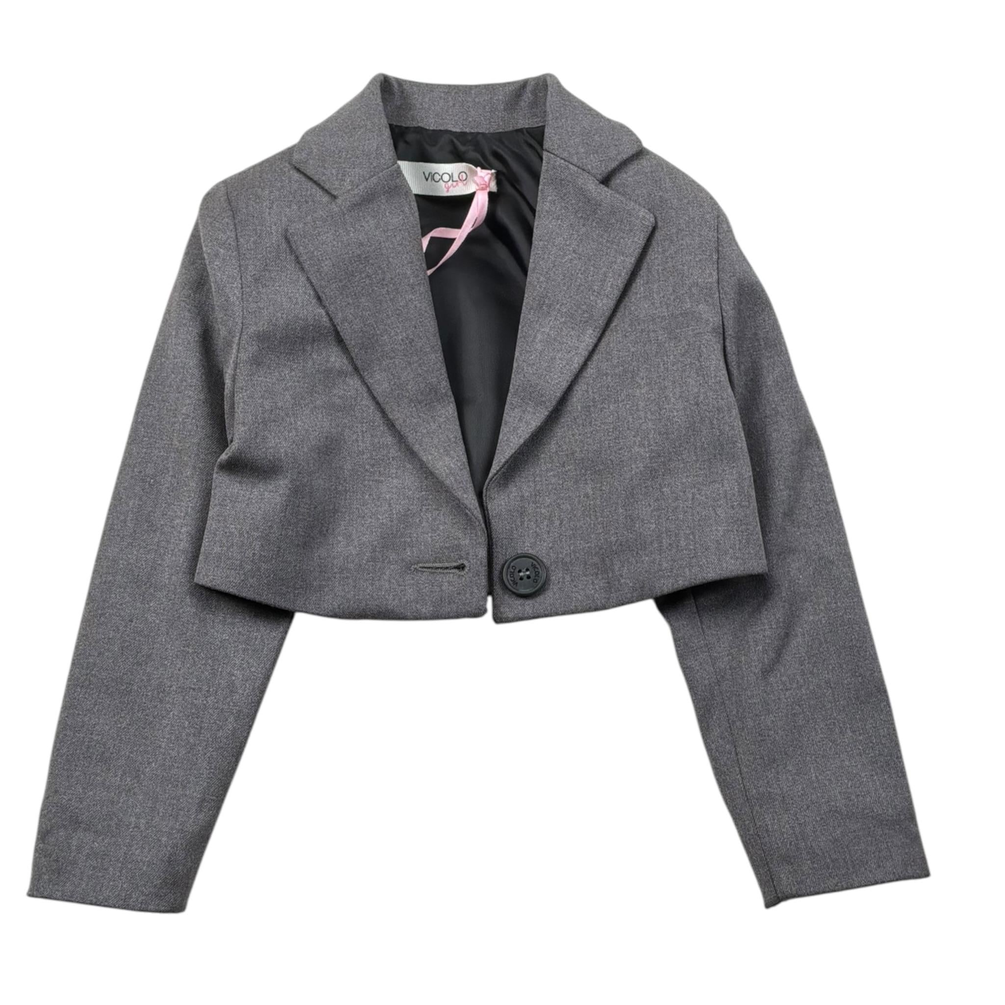 Miss Blumarine Giacca Tinta Unita per Neonata 3141J1227 GRIGIO MISS BLUMARINE 