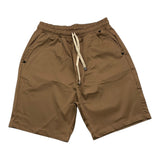 Nails Milano Bermuda Solid Color With Elastic Waist Brown For Boys