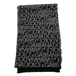 EMPORIO ARMANI sciarpa tinta unita con loghi Nero per Bambino LBKAD6H NERO EMPORIO ARMANI 